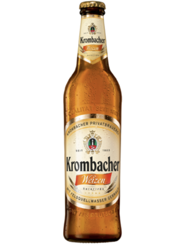 Krombacher Weizen 500ml Bottle Wheat Beer