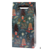 Bottle Gift Box, Two Bottle Christmas Design