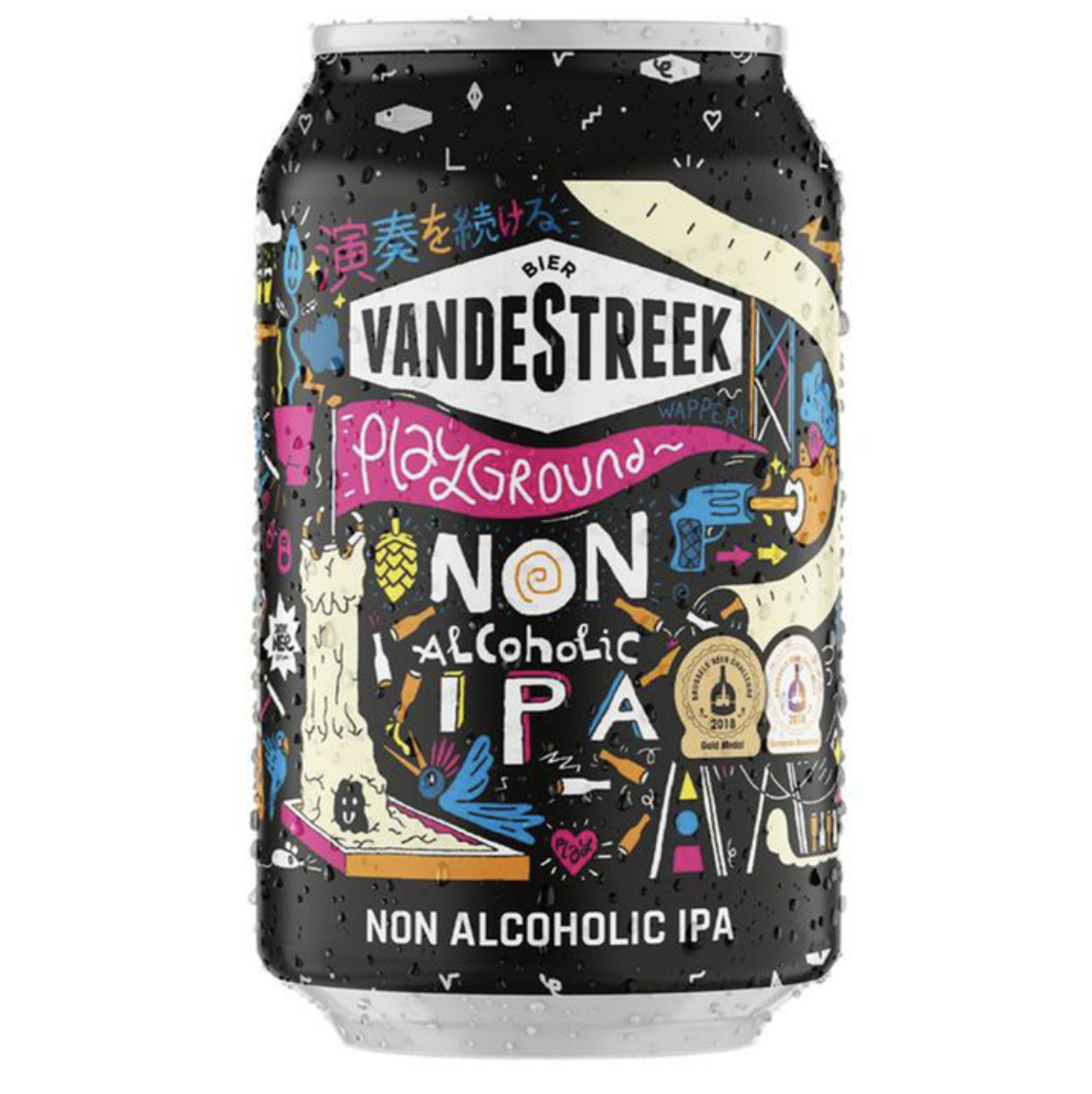 Vandestreek, Playground, IPA Low-Alcohol 330ml Can, 12pk