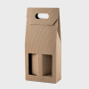 Gift Wrap- 2 Wine Bottle Kraft Box